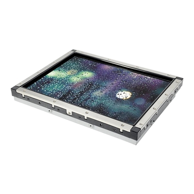 Metal Açık Çerçeve SAW Dokunmatik Monitör LCD 4k Çözünürlük 15 İnç