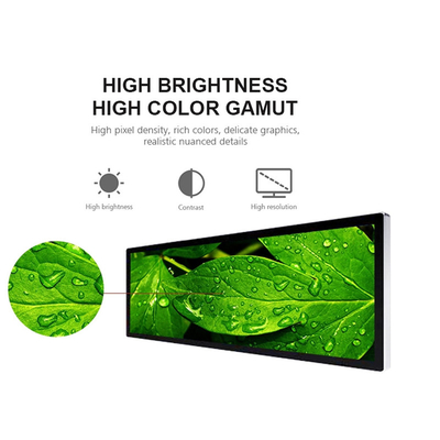 450cd/M2 34,6 İnç Gerilmiş Çubuk Lcd Monitör TFT Ultra Geniş LCD Panel