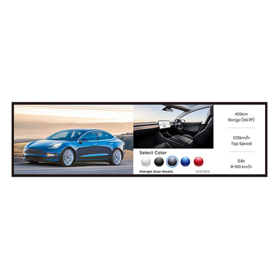 34.6 İnç Wifi TFT Gerilmiş Çubuk LCD Ekran Raf Kenarı Gerilmiş Çubuk LCD Ekran