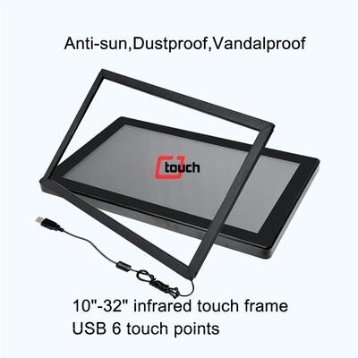 10 touch ponits 43&quot; Ir Dokunmatik Ekranlı Monitör Çok Noktalı Dokunmatik Ekran Kiti