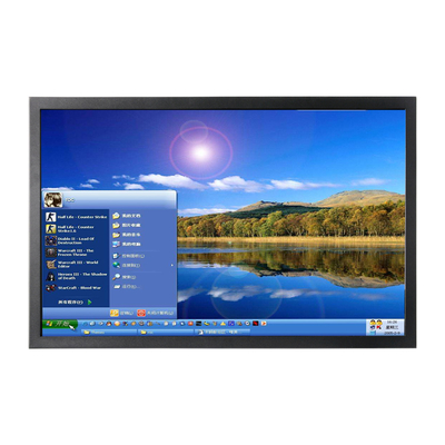 Hoparlör DC 12V ile 18.5 inç IR 10 Nokta Kızılötesi Çoklu Dokunmatik Monitör Ekranı