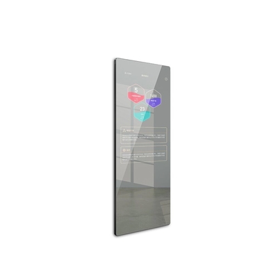 LCD Akıllı Etkileşimli Dokunmatik Ekran Ayna 43 inç Oturma Odası için Aydınlatmalı