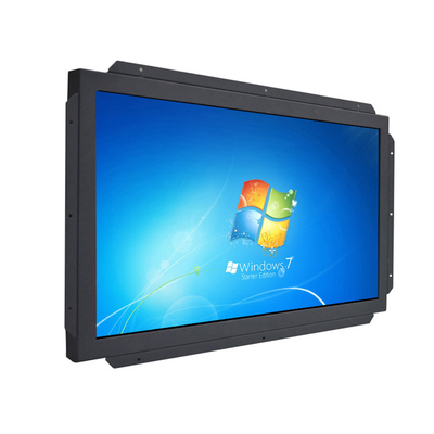 Açık Çerçeve DC 12V Güç ile Parlama Önleyici Vandalproof LCD Kızılötesi Dokunmatik Monitör