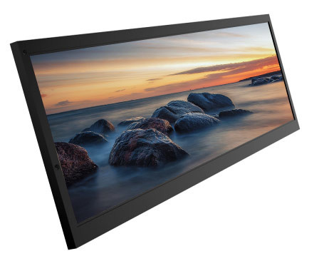 1500cd/m2 Gerilmiş Bar Lcd Ekran , IPS 36.5 inç Ultra Geniş Lcd Panel
