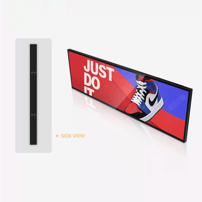 34.6 İnç Wifi TFT Gerilmiş Çubuk LCD Ekran Raf Kenarı Gerilmiş Çubuk LCD Ekran